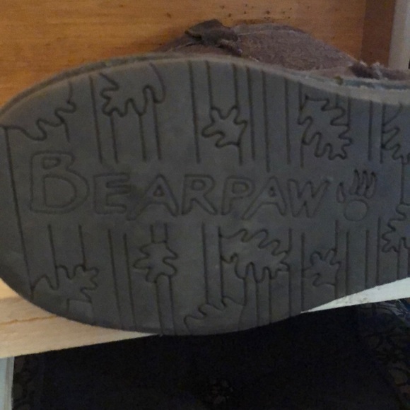 BEARPAW Brown Lace Winter Boots - Picture 6 of 6